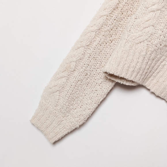 SUNDAY BEST Melly Sweater Alpaca Wool XS White ARITZIA - Picture 9 of 11